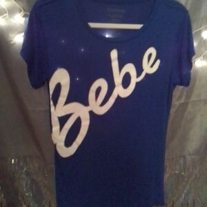 Bebe Royal Blue T-Shirt
